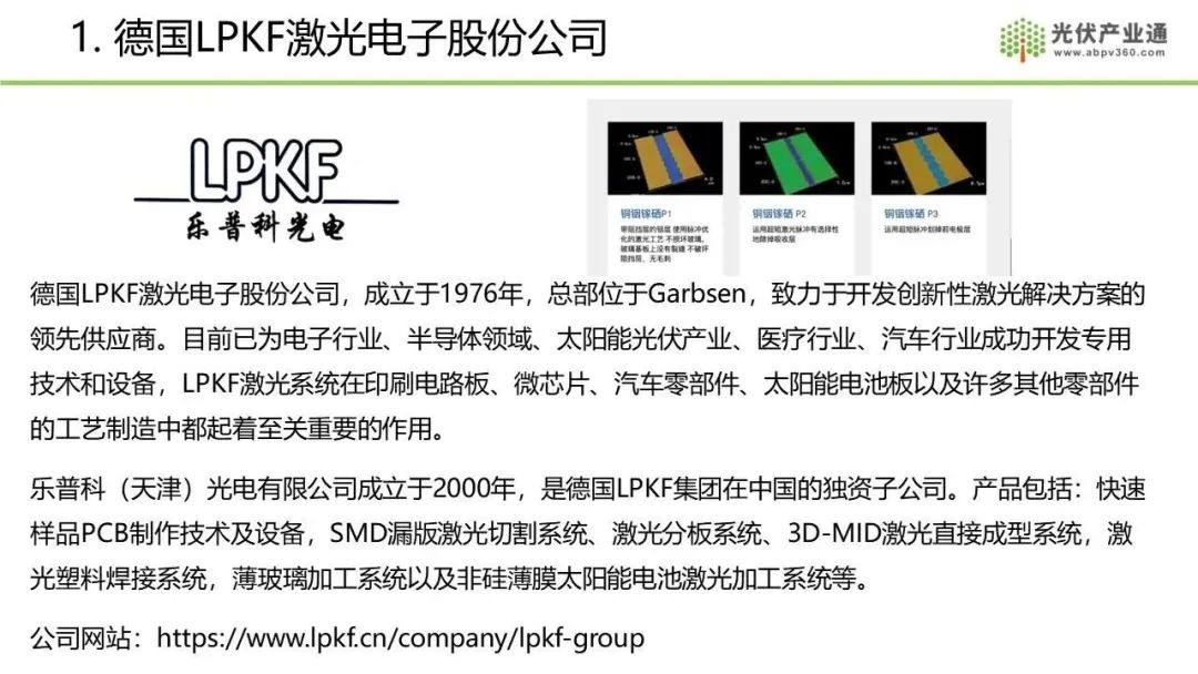 钙钛矿光伏电池产业报告（之三）钙钛矿生产设备企业介绍