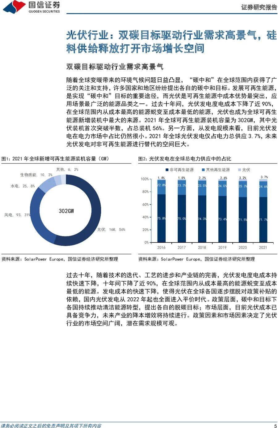 研报分享 || 光伏新型技术专题（一）：成本及耐候性优势显著，复合材料边框前景广阔